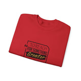 REACH FOR SOMETHING BLACK GOLD UNISEX SWEATSHIRTS