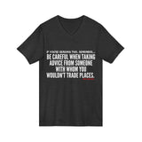 TRADING PLACES UNISEX V-NECK T-SHIRT