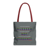 BLACK QUEER RAINBOW TOTE BAG