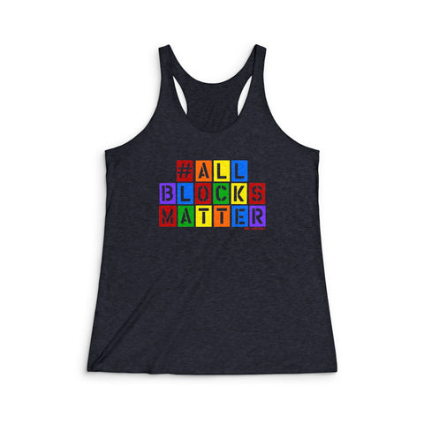 ALLBLOCKSMATTER_Multi RACERBACK TANK TOP