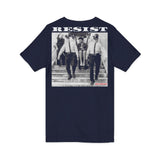 RESIST-WHITE UNISEX V-NECK T-SHIRT