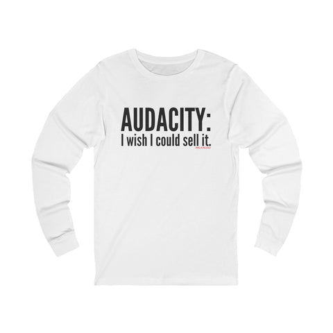 Audacity_Black UNISEX LONGSLEEVE T-SHIRT