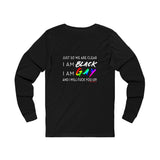 BLACK GAY FUP WHITE UNISEX LONG SLEEVE T-SHIRTS