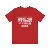 WEED THEMSELVES OUT UNISEX SHORT SLEEVE T-SHIRT