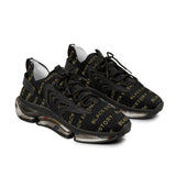 BLACK MAGIC - BLACK GOLD MESH SNEAKERS