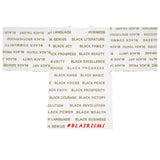 BLACK MAGIC - GOLD LETTERS KIMONO