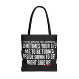 UPSIDE DOWN TOTE BAG