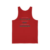BLACK MAN RAINBOW UNISEX TANK TOP