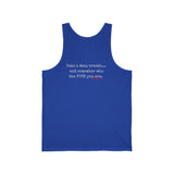 TAKE A DEEP BREATH UNISEX TANK TOP
