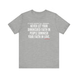 DIMINISHED FAITH UNISEX SHORT SLEEVE T-SHIRT