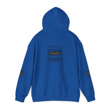 REACH FOR SOMETHING BLACK GOLD UNISEX HOODIE