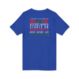 FRIENDLY REMINDER UNISEX V-NECK T-SHIRT