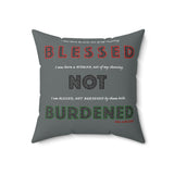 BLACK WOMAN RBG THROW PILLOW