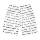 BLACK MAGIC - BLACK LETTERS BOARD SHORTS