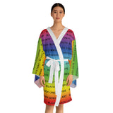 BLACK MAGIC RAINBOW BLACK  KIMONO