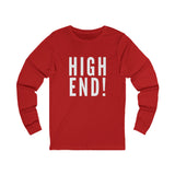 HIGH END WHITE UNISEX LONGSLEEVE T-SHIRTS