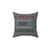 BLACK WOMAN RBG THROW PILLOW