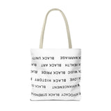 BLACK MAGIC - BLACK LETTERS TOTE BAG