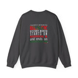 FRIENDLY REMINDER UNISEX SWEAT SHIRT