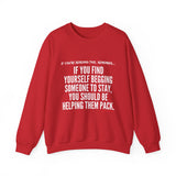 HELP THEM PACK UNISEX SWEATSHIRT