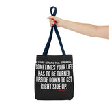 UPSIDE DOWN TOTE BAG
