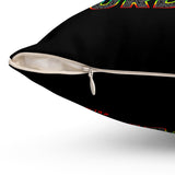 BLACK MAN RAINBOW THROW PILLOW