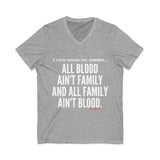 ALL BLOOD UNISEX V-NECK T-SHIRT