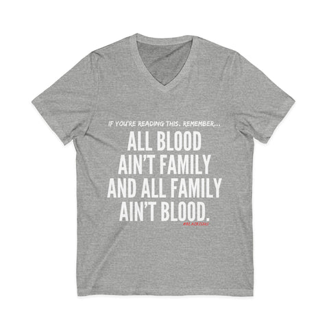 ALL BLOOD UNISEX V-NECK T-SHIRT