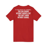 GROWTH AND CHANGE UNISEX V-NECK T-SHIRTS