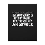 HEAL YOUR WOUNDS CANVAS ART