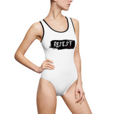 RESIST - BLACK 1 PIECE SWIM SUIT