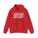 BEST APOLOGIES UNISEX HOODIE