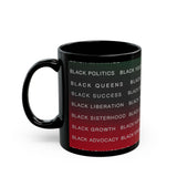 BLACK MAGIC - RBG CERAMIC MUG - BLACK 11oz & 15oz