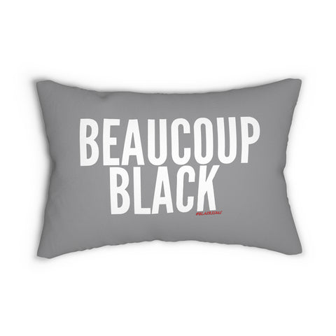 BEAUCOUP BLACK - WHITE LUMBAR PILLOW