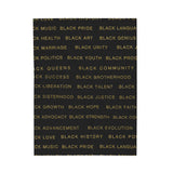 BLACK MAGIC - BLACK GOLD PLUSH BLANKET