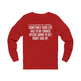 UPSIDE DOWN UNISEX LONG SLEEVE T SHIRTS
