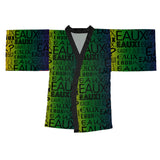 EAUX - BLACK ON MARDI GRAS KIMONO
