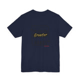 REACH FOR SOMETHING BLACK GOLD UNISEX SHORT SLEEVE T-SHIRTS