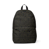 BLACK MAGIC - GOLD LETTERS BOOKBAG