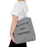 BLACK WOMAN RAINBOW TOTE BAG