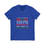 FRIENDLY REMINDER UNISEX V-NECK T-SHIRT