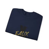V EAUX IV- BLACK W/ GOLD EAUX UNISEX SWEAT SHIRT