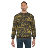 EAUX - GOLD AOP UNISEX SWEATSHIRT