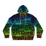EAUX - RAINBOW AOP ZIP HOODIE
