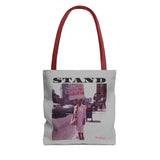 STAND - BLACK TOTE BAG