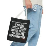 HELP THEM PACK TOTE BAG