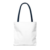 PEACE BE THE JOURNEY BLACK TOTE BAG