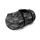 EAUX WHITE DUFFEL BAG