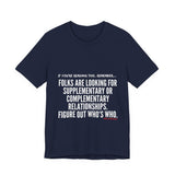 FIGURE OUT UNISEX   SHORT SLEEVE T-SHIRT