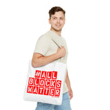 #AllBlocksMatter Tote Bag - Empowering AOP Design for Activism